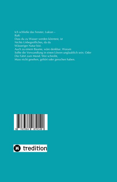 Produktbild: Lukian. Ruft &ndash; Ein Epos