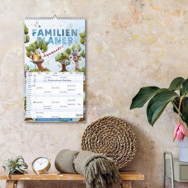 Produktbild: Familienplaner Aquarell 2026