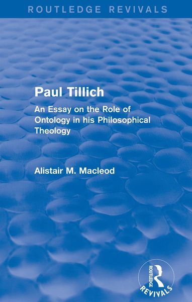 Produktbild: Routledge Revivals: Paul Tillich (1973)