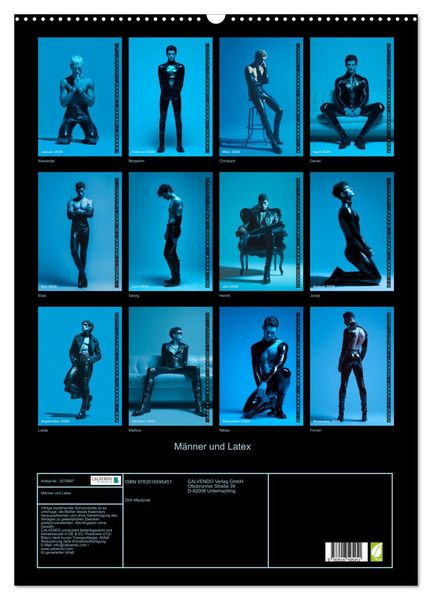 Produktbild: M&auml;nner und Latex (Wandkalender 2026 DIN A2 hoch), CALVENDO Monatskalender
