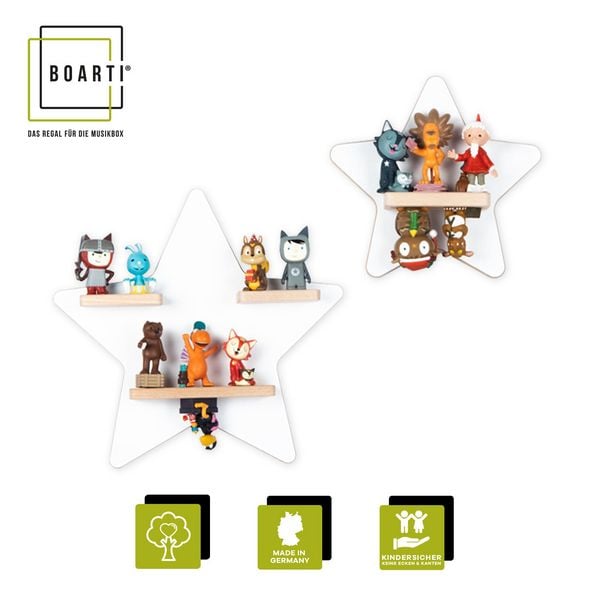 Produktbild: Wandregal "Stern" für Toniebox