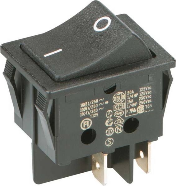 Bachmann 924095 Einbau-Schalter Schwarz