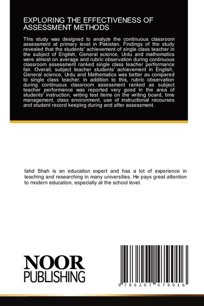 Produktbild: Exploring The Effectiveness Of Assessment Methods
