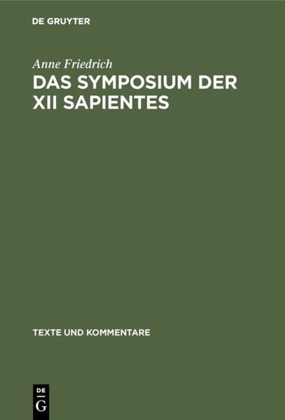 Produktbild: Das Symposium der XII sapientes