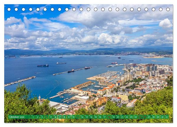 Produktbild: Ein Herz f&uuml;r Gibraltar (Tischkalender 2026 DIN A5 quer), CALVENDO Monatskalender