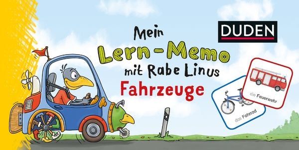 Produktbild: Mein Lern-Memo mit Rabe Linus &ndash; Fahrzeuge