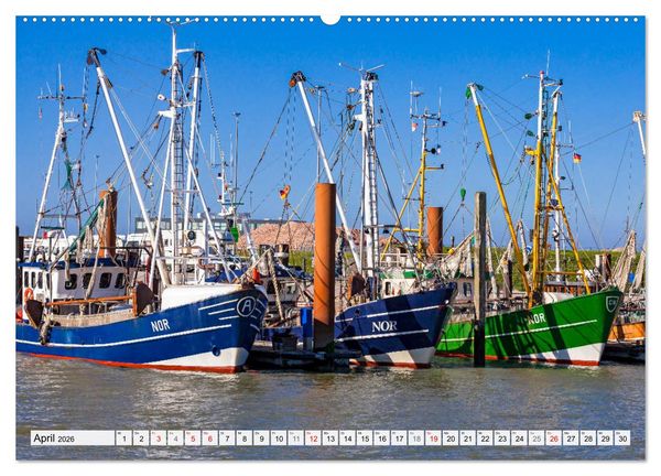Produktbild: An der Nordsee, Urlaub im Norden Deutschlands (hochwertiger Premium Wandkalender 2026 DIN A2 quer), Kunstdruck in Hochglanz
