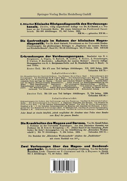Produktbild: Handbuch der Ern&auml;hrungslehre