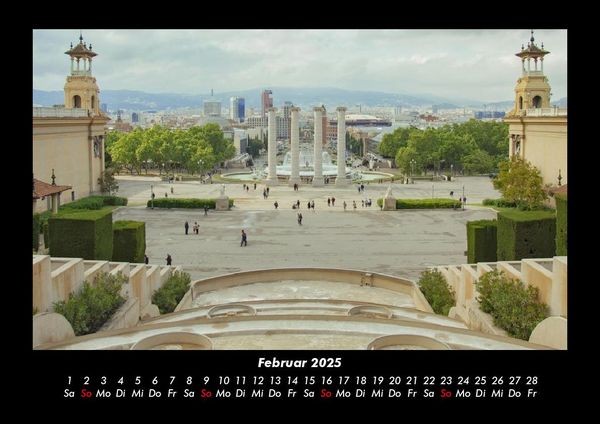 Produktbild: Barcelona 2025 Fotokalender DIN A3