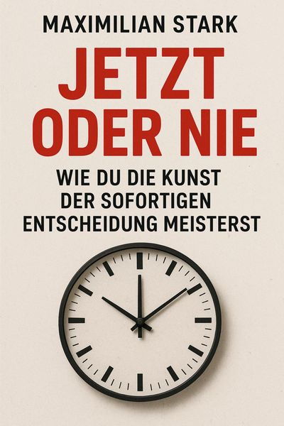 Produktbild: "Jetzt oder nie: Wie du die Kunst der sofortigen Entscheidung meisterst"