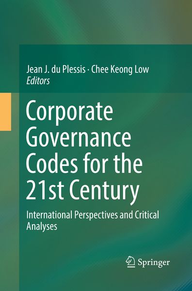 Produktbild: Corporate Governance Codes for the 21st Century