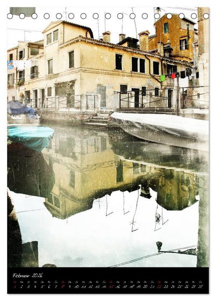 Produktbild: Venezia 2026 Stadt der Tr&auml;ume (Tischkalender 2026 DIN A5 hoch), CALVENDO Monatskalender