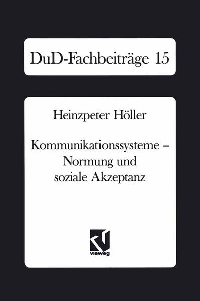 Produktbild: Kommunikationssysteme - Normung und soziale Akzeptanz