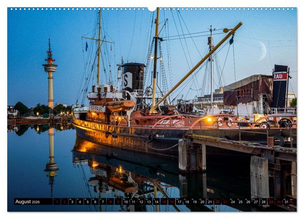 Produktbild: BREMERHAVEN Maritimes in der Seestadt (hochwertiger Premium Wandkalender 2026 DIN A2 quer), Kunstdruck in Hochglanz