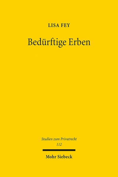 Produktbild: Fey, L: Bed&uuml;rftige Erben