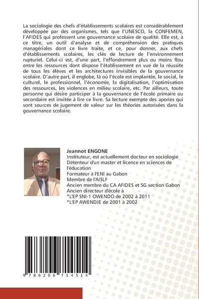 Produktbild: La sociologie des chefs d'&eacute;tablissements scolaires