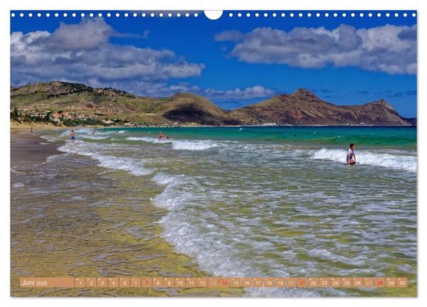 Produktbild: Porto Santo Trauminsel im Atlantik (Wandkalender 2026 DIN A3 quer), CALVENDO Monatskalender