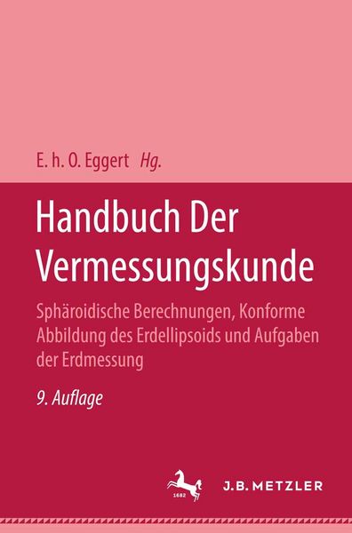 Produktbild: Handbuch der Vermessungskunde