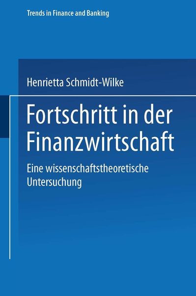 Produktbild: Fortschritt in der Finanzwirtschaft