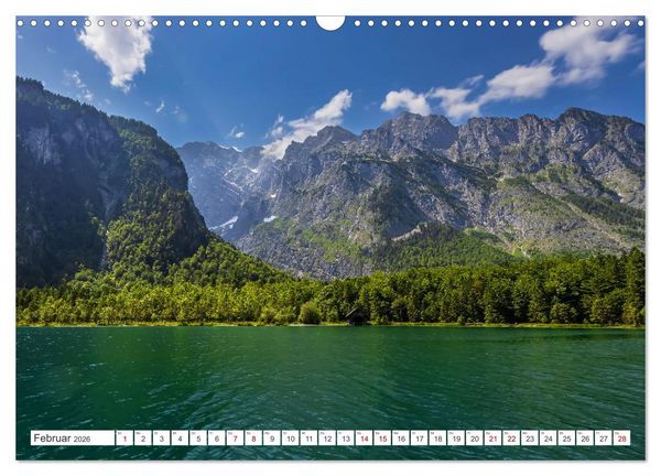 Produktbild: Bayern - Seen, Berge, Landschaft (Wandkalender 2026 DIN A3 quer), CALVENDO Monatskalender