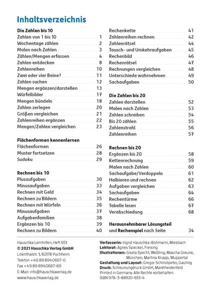 Produktbild: Mathe 1. Klasse &Uuml;bungsheft - Mathe auf dem Bauernhof
