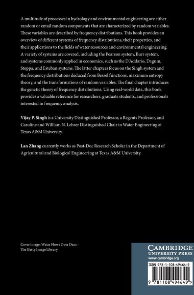 Produktbild: Systems of Frequency Distributions for Water and Environmental Engineering