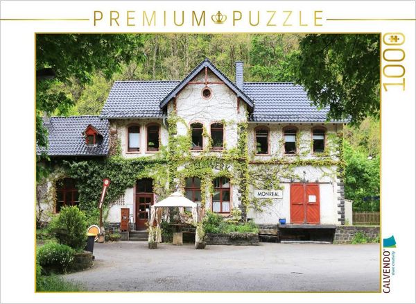 CALVENDO Puzzle Am Bahnhof von Monreal | 1000 Teile Lege-Größe 64x48cm Foto-Puzzle für glückliche Stunden