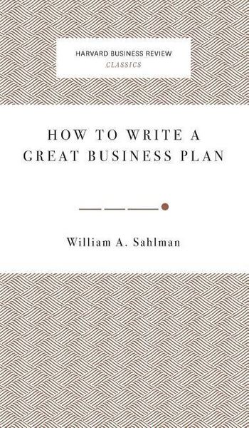 Produktbild: How to Write a Great Business Plan