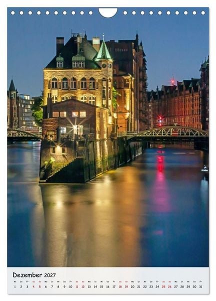 Produktbild: Hamburg - Hanseatische Eleganz (Wandkalender 2027 DIN A4 hoch), CALVENDO Monatskalender