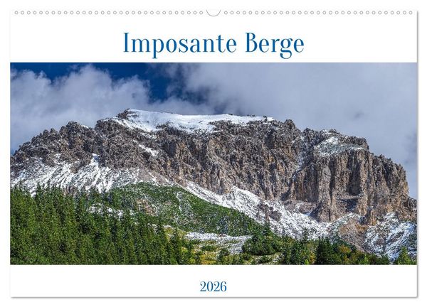 Produktbild: Imposante Berge (Wandkalender 2026 DIN A2 quer), CALVENDO Monatskalender