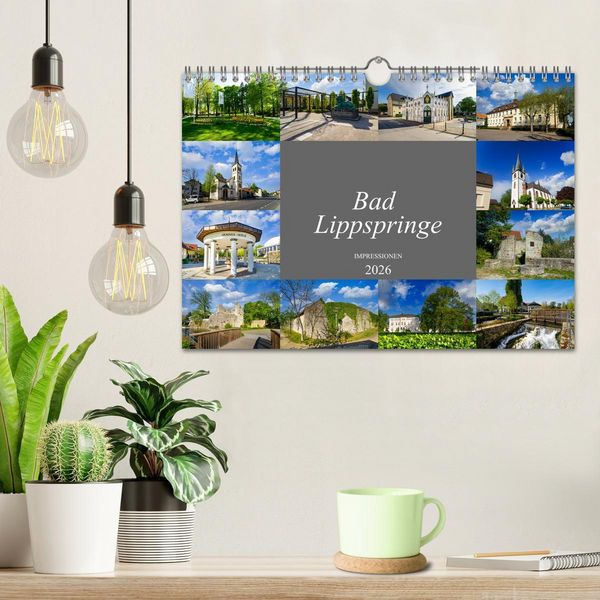 Produktbild: Bad Lippspringe Impressionen (Wandkalender 2026 DIN A4 quer), CALVENDO Monatskalender