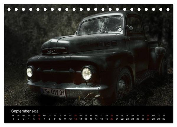 Produktbild: Au&szlig;ergew&ouml;hnliche Autos - Hot Rods (Tischkalender 2026 DIN A5 quer), CALVENDO Monatskalender