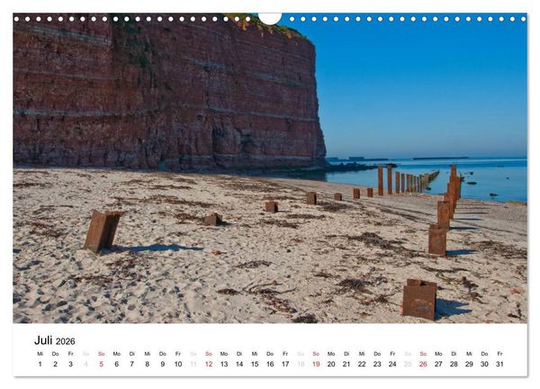 Produktbild: Helgoland (Wandkalender 2026 DIN A3 quer), CALVENDO Monatskalender