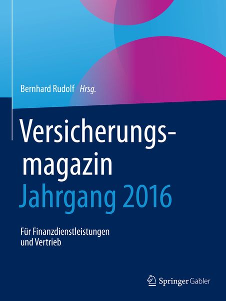 Produktbild: Versicherungsmagazin - Jahrgang 2016