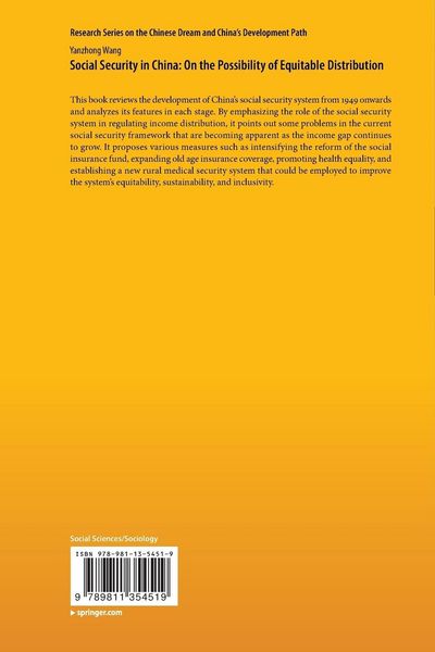 Produktbild: Social Security in China: On the Possibility of Equitable Distribution in the Middle Kingdom