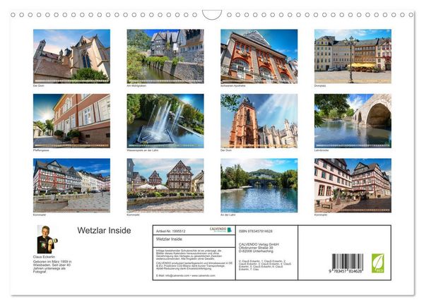 Produktbild: Wetzlar Inside (Wandkalender 2026 DIN A3 quer), CALVENDO Monatskalender