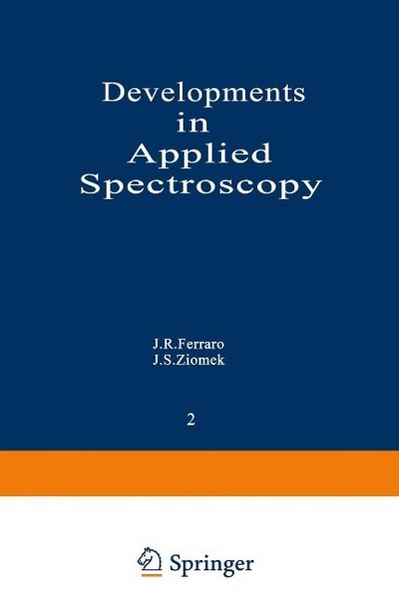 Produktbild: Developments in Applied Spectroscopy