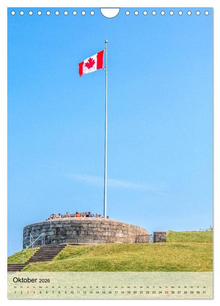 Produktbild: Kanada Quebec - Historisches Quebec (Wandkalender 2026 DIN A4 hoch), CALVENDO Monatskalender