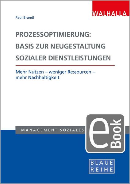 Produktbild: Prozessoptimierung: Basis zur Neugestaltung sozialer Dienstleistungen