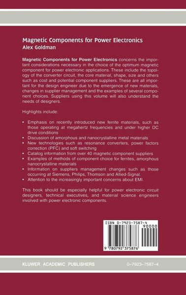Produktbild: Magnetic Components for Power Electronics
