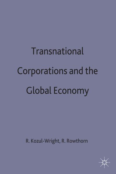 Produktbild: Transnational Corporations and the Global Economy