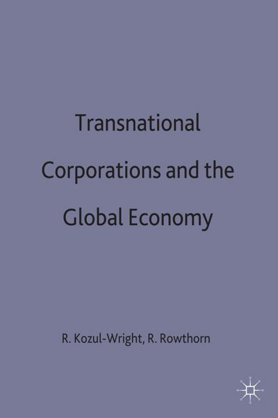 Produktbild: Transnational Corporations and the Global Economy