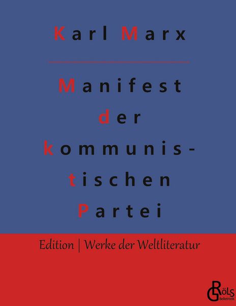 Produktbild: Manifest der kommunistischen Partei