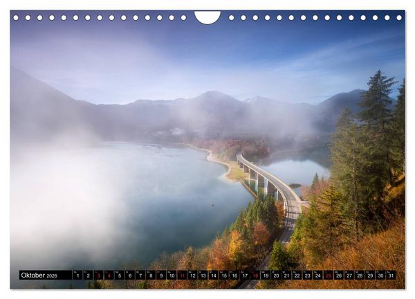 Produktbild: Bayerische Landschaften (Wandkalender 2026 DIN A4 quer), CALVENDO Monatskalender