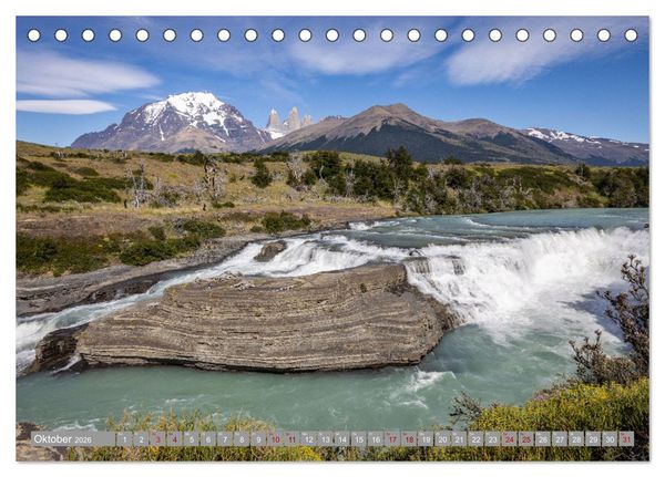 Produktbild: Chile - S&uuml;damerikas Geheimtipp im Farbrausch (Tischkalender 2026 DIN A5 quer), CALVENDO Monatskalender