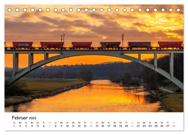 Fotogenes Nordhessen (Tischkalender 2026 DIN A5 quer), CALVENDO Monatskalender