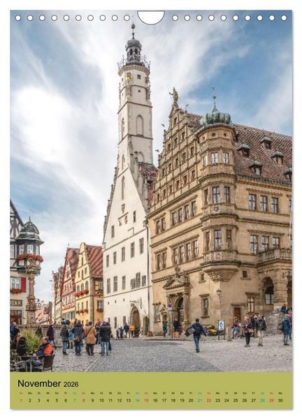 Produktbild: Rothenburg ob der Tauber (Wandkalender 2026 DIN A4 hoch), CALVENDO Monatskalender