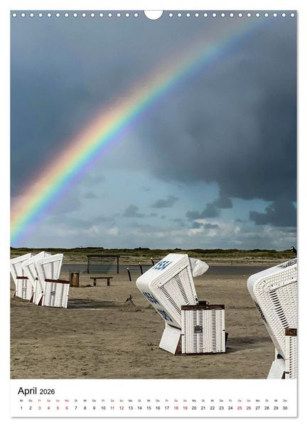 Produktbild: Strand der Sehnsucht - Sankt Peter-Ording (Wandkalender 2026 DIN A3 hoch), CALVENDO Monatskalender