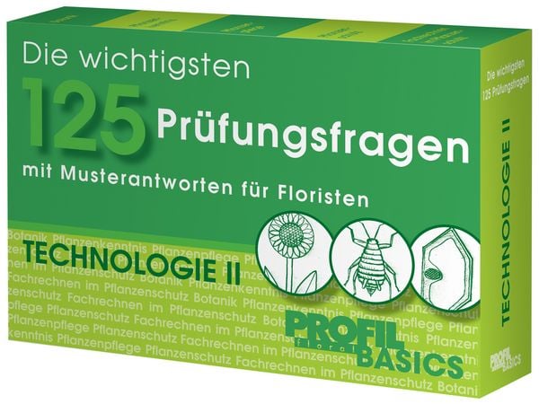 Produktbild: 125 Pr&uuml;fungsfragen Floristik Technologie II