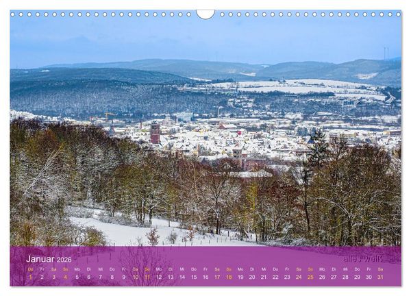 Produktbild: bad hersfeld im blick (Wandkalender 2026 DIN A3 quer), CALVENDO Monatskalender